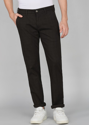 INTEGRITI Slim Fit Men Dark Green Trousers