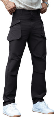 MANIAC Regular Fit Men Grey Trousers