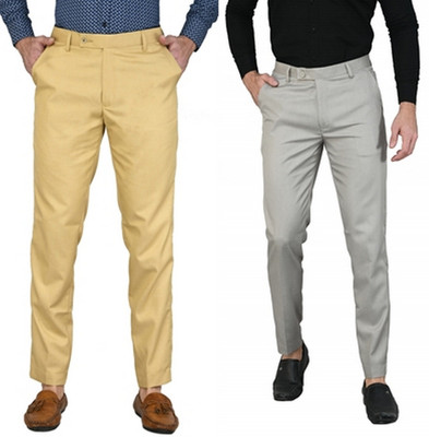 SAM & JACK Relaxed Men Multicolor Trousers