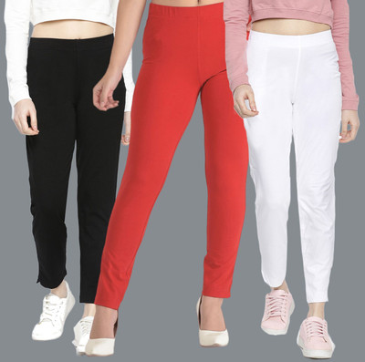 Dollar Missy Dollar Missy Women's Cotton Four-Way Stretchable Kurti Pant Regular Fit Women Multicolor Trousers