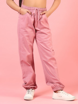 V-MART Regular Fit Girls Purple Trousers