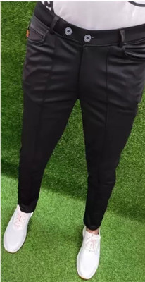 Kpkrathore Regular Fit Men Blue Trousers
