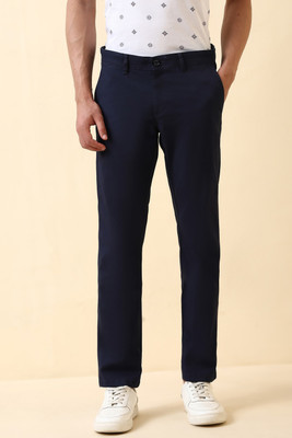 Allen Solly Slim Fit Men Dark Blue Trousers