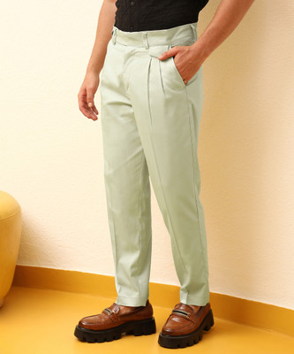 CAMPUS SUTRA Regular Fit Men Green Trousers