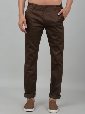 CANTABIL Regular Fit Men Brown Trousers