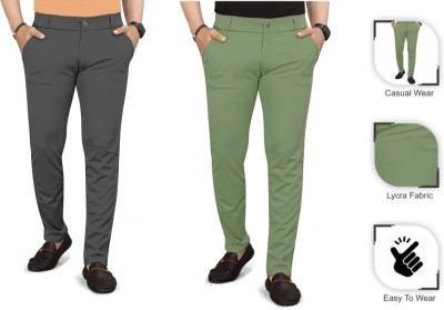 ynam Regular Fit Men Multicolor Trousers