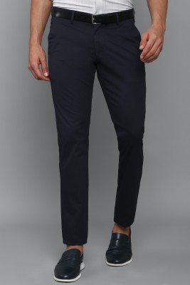 Allen Solly Slim Fit Men Dark Blue Trousers