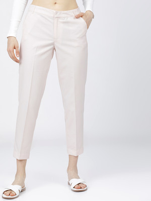 Tokyo Talkies Flared Women White Trousers