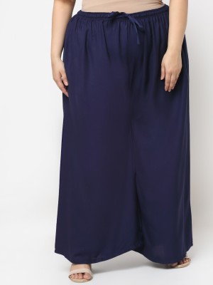 STYLE PREZONE Relaxed Women Blue Trousers