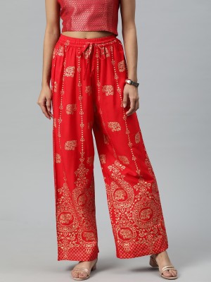 Readiprint Fashions Regular Fit Women Red Trousers