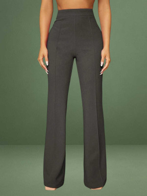nitafashion Comfort Fit, Regular Fit Women Grey Trousers
