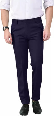 Shree VastraVeda Regular Fit Men Blue Trousers