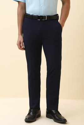 Allen Solly Slim Fit Men Dark Blue Trousers