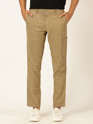 THOMAS SCOTT Relaxed Men Brown Trousers