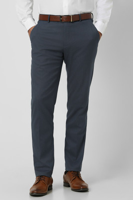 PETER ENGLAND Slim Fit Men Black Trousers