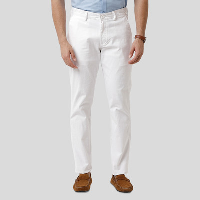 Ariser Slim Fit Men White Trousers