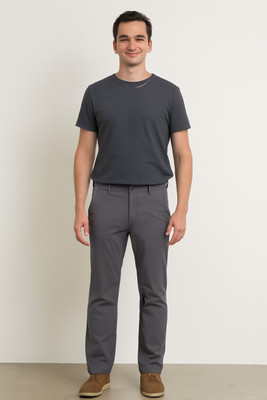 MDSTECH Straight Fit Men Light Blue Trousers