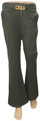 Divine Style Mart Regular Fit Women Green Trousers