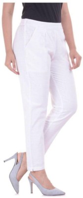 Neelo Kurti Regular Fit Women White Trousers