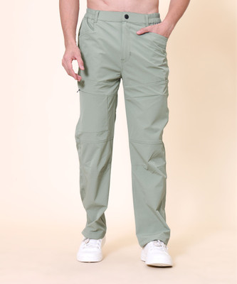 PEAKFORGE Straight Fit Men Light Green Trousers
