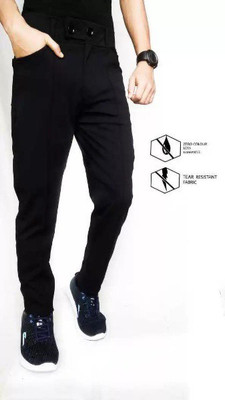 ynam Regular Fit Men Black Trousers