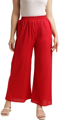 ABCD Relaxed Women Red Trousers