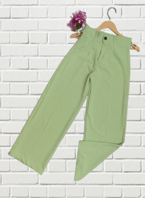 Marc Laurent Regular Fit Women Multicolor Trousers