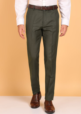 CYPHUS Slim Fit Men Green Trousers