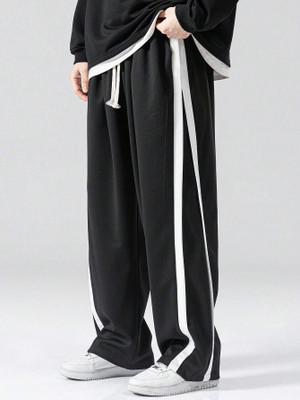 Leriya Fashion Regular Fit Men Black Trousers