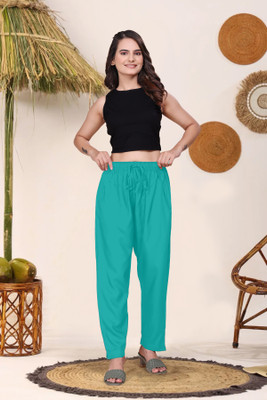 APPUFASHION Comfort Fit Women Green Trousers