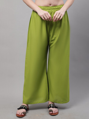 fortuner Regular Fit Women Green Trousers