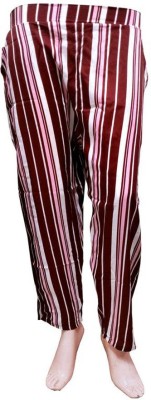 Indistar Regular Fit Women Maroon Trousers