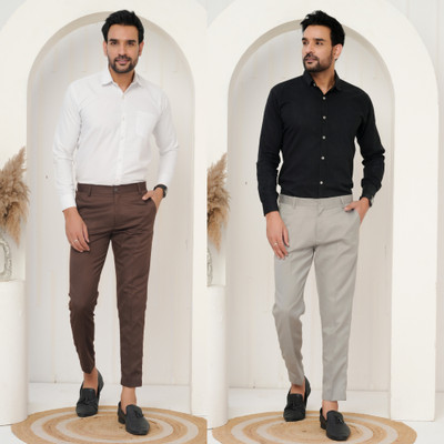 Shanta Enterprise Regular Fit Men Multicolor Trousers