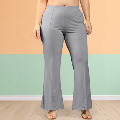 Anitafashion Loose Fit Women Grey Trousers