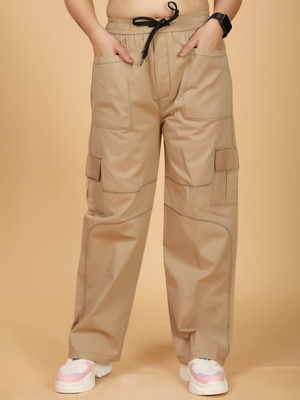 Moda Rapido Regular Fit Women Beige Trousers