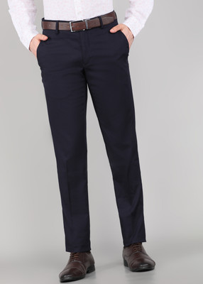 VAN HEUSEN Skinny Fit Men Dark Blue Trousers