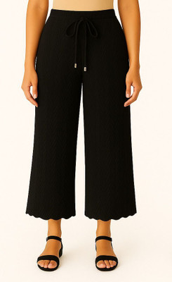SHUBHLAXMI ENTERPRISES Relaxed Women Black Trousers