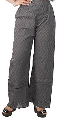 AMFABRICS Relaxed Women Grey Trousers