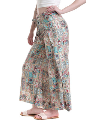 Label Of Lalaji Garments Regular Fit Women Multicolor Trousers