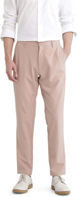 RARE RABBIT Regular Fit Men Pink Trousers