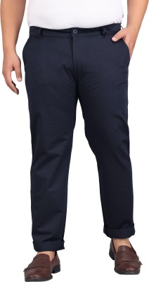 STUDIO NEXX Regular Fit Men Dark Blue Trousers