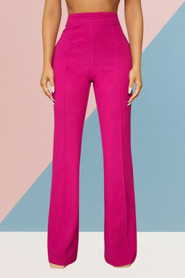 SKD TRENDZ Comfort Fit, Regular Fit Women Pink Trousers