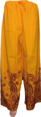 Kc trends Relaxed Women Yellow Trousers