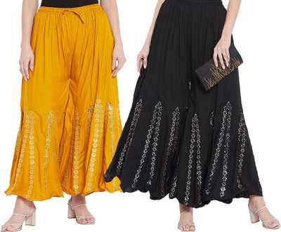 MIXFIT Flared Women Multicolor Trousers