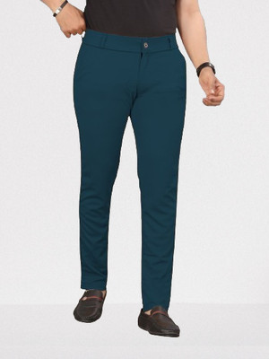 Nortex Regular Fit Men Blue Trousers