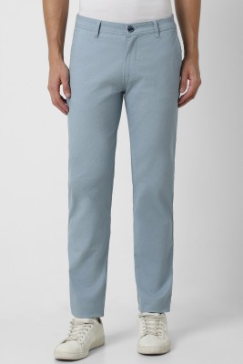 PETER ENGLAND Slim Fit Men Blue Trousers