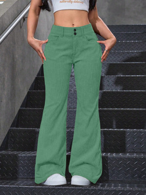 Rajovati Regular Fit Women Light Blue Trousers