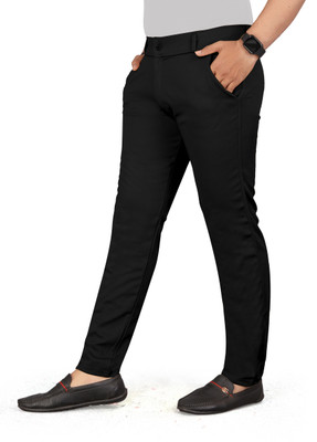 Lewit Slim Fit Men Brown Trousers