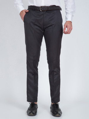 CYPHUS Regular Fit Men Grey Trousers