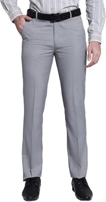 himu Regular Fit Men Grey Trousers